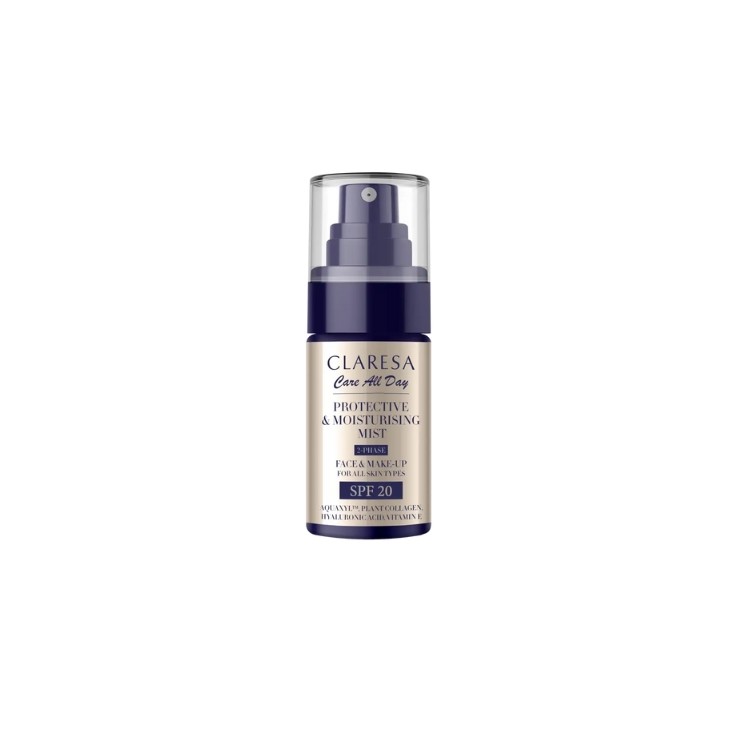 Claresa Care Brume protectrice et hydratante toute la journée avec SPF20 50 ml