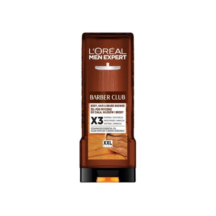 Loreal Men Expert XXL Barber Club Żel pod prysznic do ciała włosów i brody 400 ml