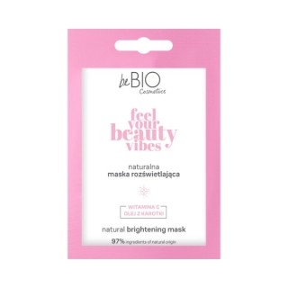 BeBio Cosmetics Natuurlijk Verlichtend Gezichtsmasker Feel Your Beauty Vibes 10 ml