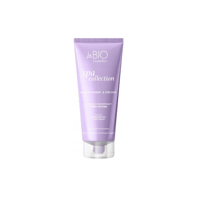 BeBio Cosmetics Natural Regenerating Hand Cream Black Amber & Orchid 50 ml