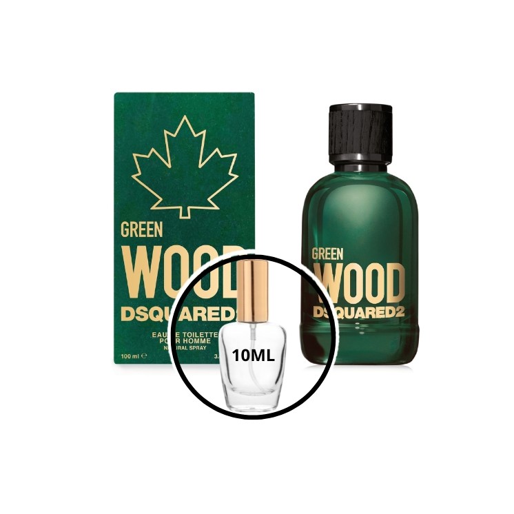 Dsquared2 Green Wood Pure Homme Eau de Toilette voor Mannen 10 ml