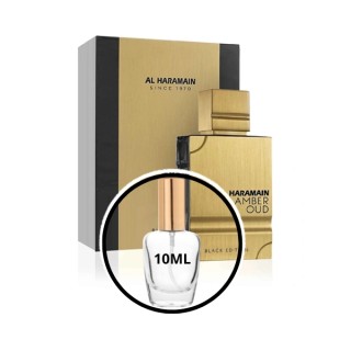 Al Haramain Amber Oud Black Edition Eau de Parfum für Damen und Herren, 10 ml