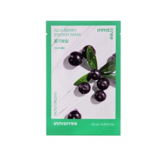 Innisfree Squeeze Energy Mask Acai Berry Feuchtigkeitsspendende Tuchmaske 22 ml