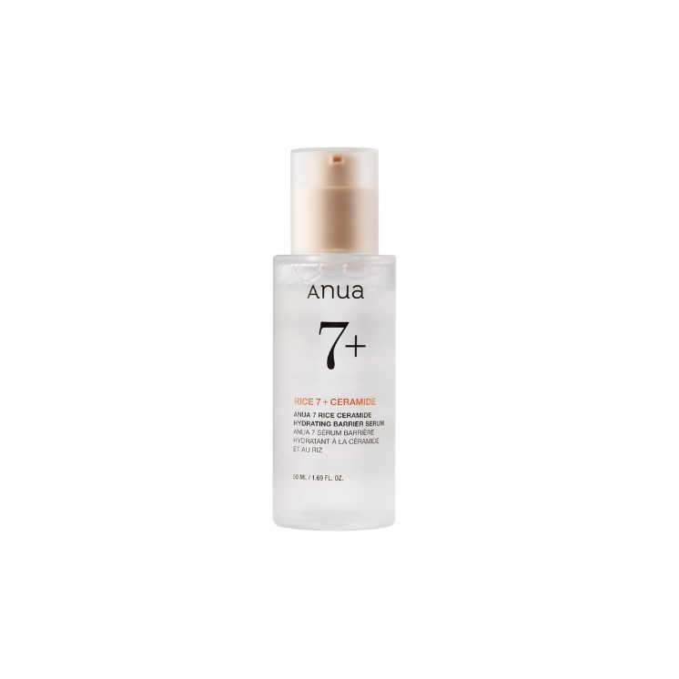 Anua Rice 7 Ceramide Hydrating Barrier Serum Aufhellendes Serum 50 ml