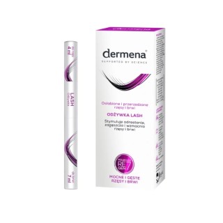 Dermena Lash Soin après-shampoing stimulant la croissance des cils et des sourcils 7 ml