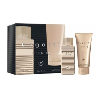 Bugatti Geschenkset: Eau de Toilette für Männer 100 ml + Iconiq Duschgel 200 ml