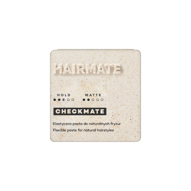 Hairmate Checkmate Fixing, pâte coiffante flexible pour coiffures naturelles 75 g
