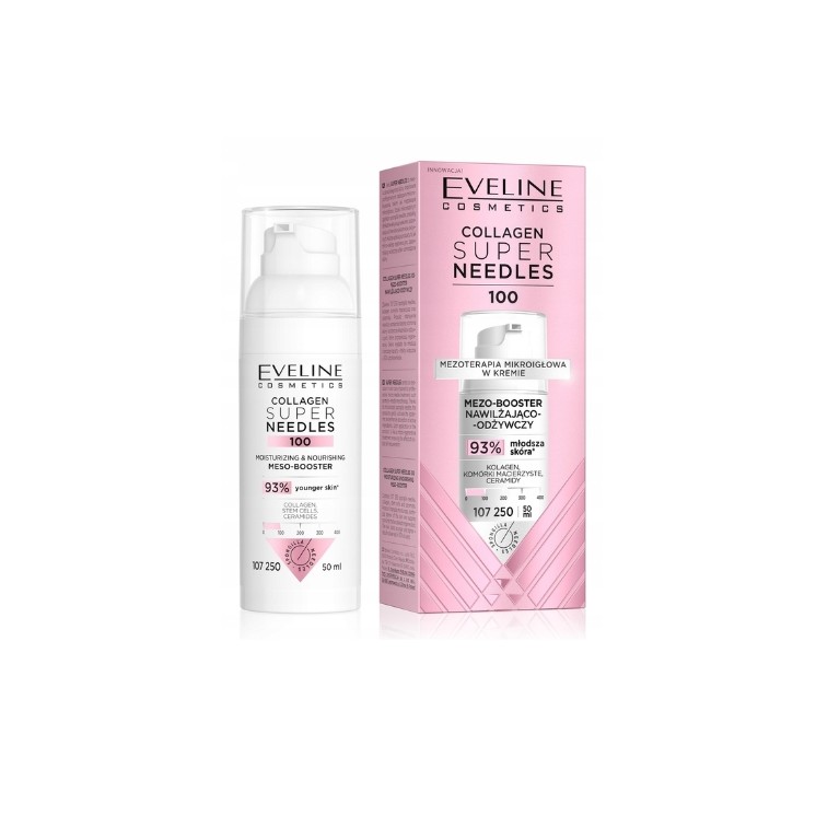 Eveline Collagen Super Needles 100 Mezo- booster hydratant et nourrissant 50 ml