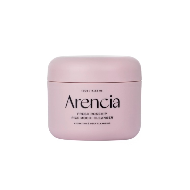 Arencia Fresh Rosehip Rice Mochi Cleanser Soothing Facial Cleansing Paste 120g