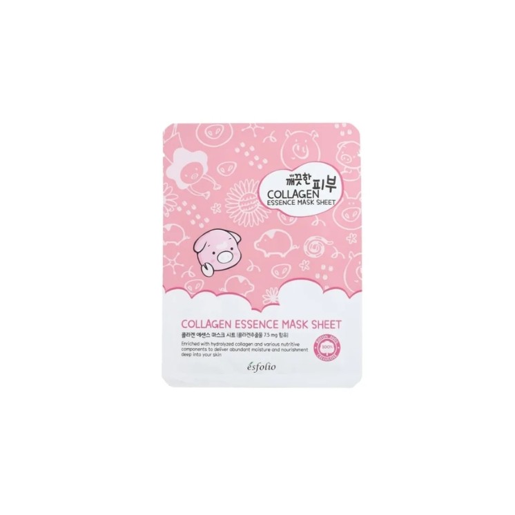 Esfolio Collagen Esseence Sheet Mask ujędrniająca Maska do twarzy 25 ml Esfolio Collagen Esseence Sheet Mask ujędrniająca Maska do twarzy 25 ml