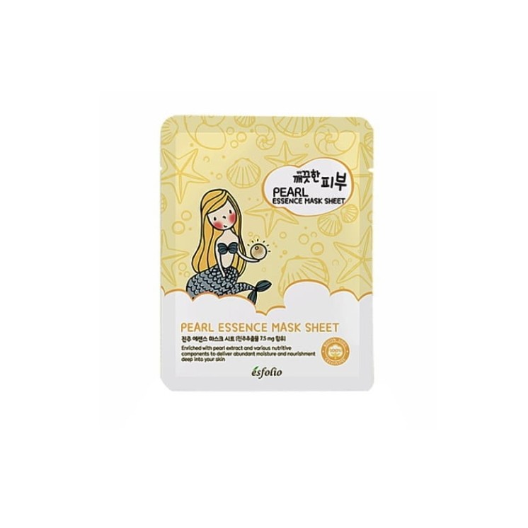 Омолоджувальна маска для обличчя Esfolio Pearl Essence Sheet Mask 25 мл