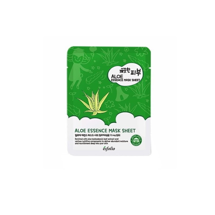 Зволожувальна маска для обличчя Esfolio Aloe Esseence Sheet Mask 25 мл