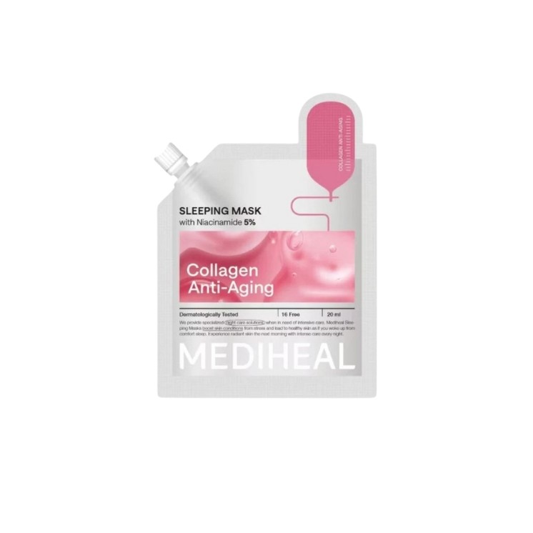 Mediheal Sleeping Mask Collagen Anti-Age маска для обличчя проти зморшок 20 мл