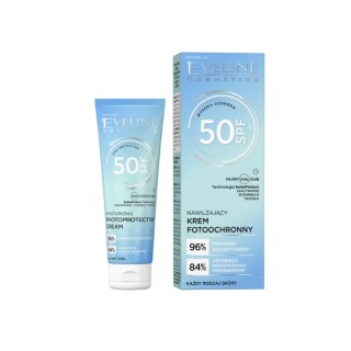 Eveline hydraterende gezichtscrème met zonbescherming SPF50 30 ml