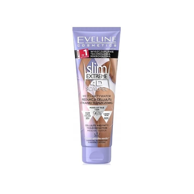 Eveline Extreme Slim 4D Scalpel Mezo-activator Cellulite and fat tissue reduction 125 ml
