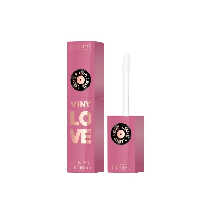 Eveline VinyLove Long-Lasting Liquid Lipstick with Gloss Effect /03/ Bestie 4 ml