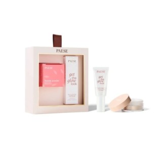 Coffret cadeau Paese All About The Base1 : Crème illuminatrice visage Get The Glow + Poudre libre d’orge