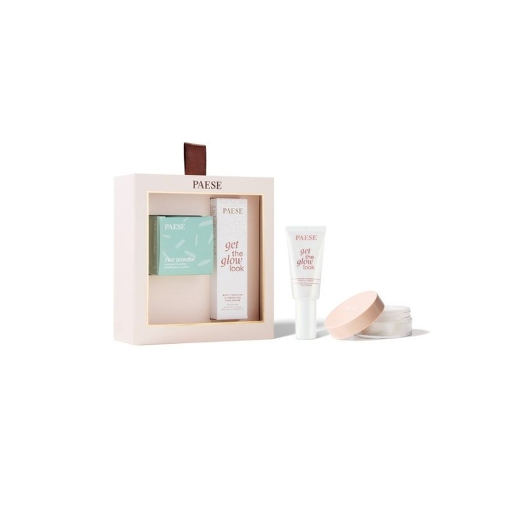 Paese All About The Base2 Gift Set: Get The Glow Illuminating Face Cream + Loose Rice Powder