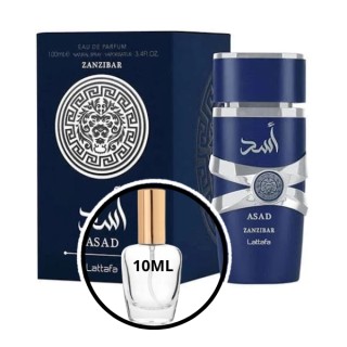 Lattafa Asad Zanzibar Eau de Parfum für Männer 10 ml