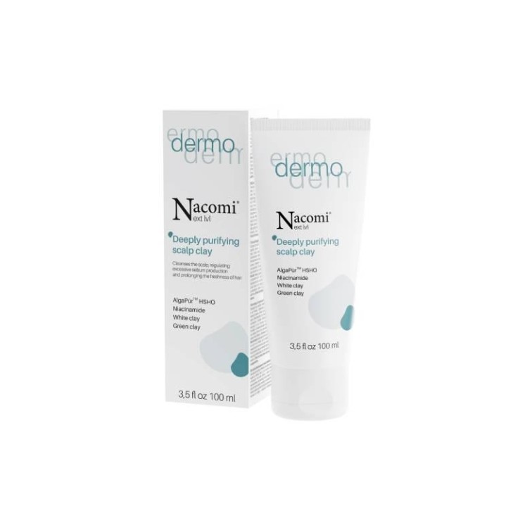 Nacomi Next Level Dermo Peeling Clay pour le cuir chevelu 100 ml