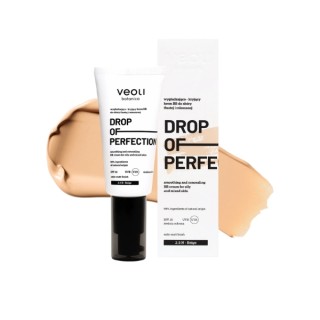 Розгладжуючий та покривний BB-крем Veoli Botanica Drop of Perfection для жирної та комбінованої шкіри /2.5N/ Beige 30 мл