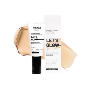 Veoli Botanica Let's Glow Crème BB Illuminatrice et Hydratante pour Peaux Sèches /2.0W/