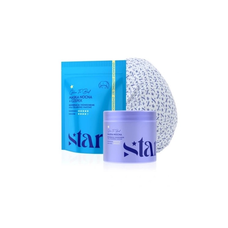 Stars from the Stars Glow To Bed Night Hair Mask with Cap 200 ml