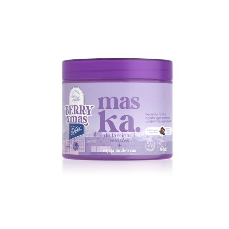 OnlyBio x Wedel Hair in Balance Hair Lamination Mask Milk Chocolate Blueberry 200 ml