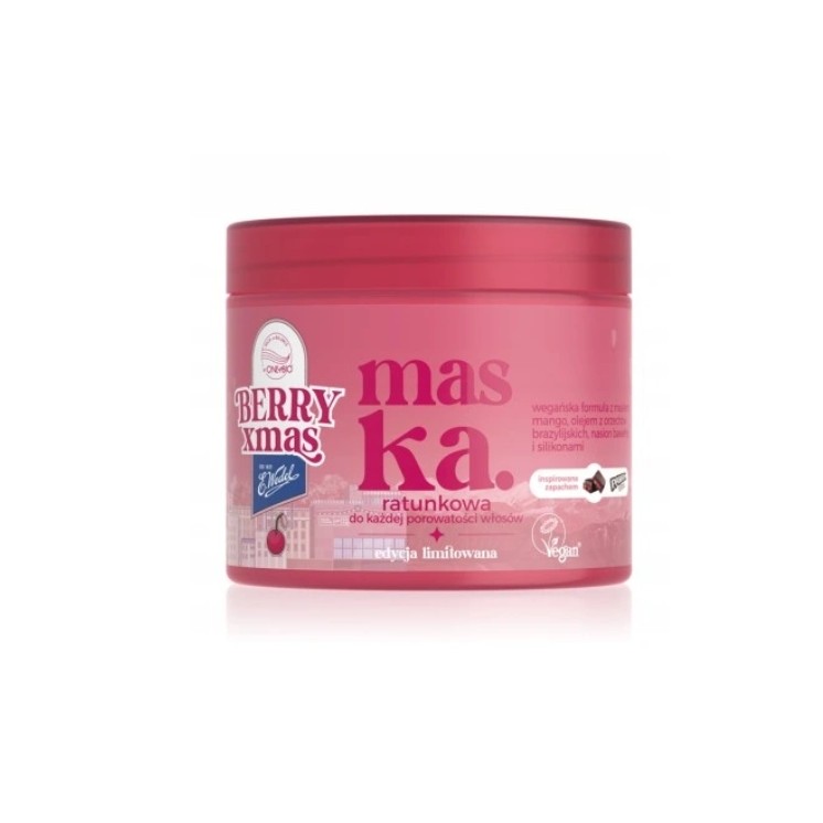 OnlyBio x Wedel Hair in Balance Maska ratunkowa do włosów Pawełek wiśniowy 200 ml