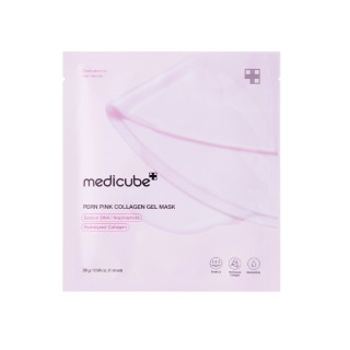 Зміцнююча hydro маска для обличчя Medicube PDRN Pink Collagen Jelly Gel Mask 1 шт. 28 г