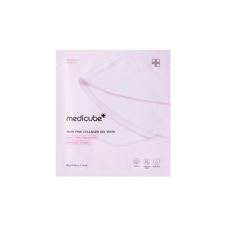 Medicube PDRN Pink Collagen Jelly Gel Mask Straffende hydro -Gesichtsmaske 1 Stück 28 g