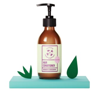 Mydlarnia Cztery Szpaki Après-shampooing hydratant Bardane et Groseille 300 ml