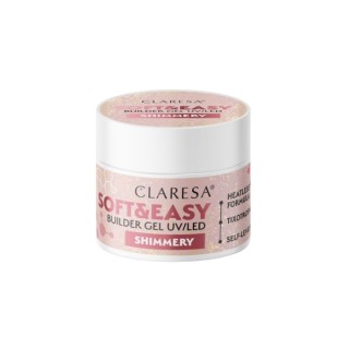Гель для нарощування нігтів Claresa Soft & Easy Shimmery 45 г