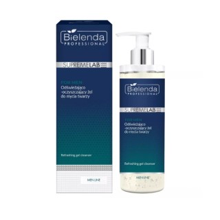 Gel nettoyant visage rafraîchissant et purifiant Bielenda Professional SUPREMELAB Men Line 200 ml