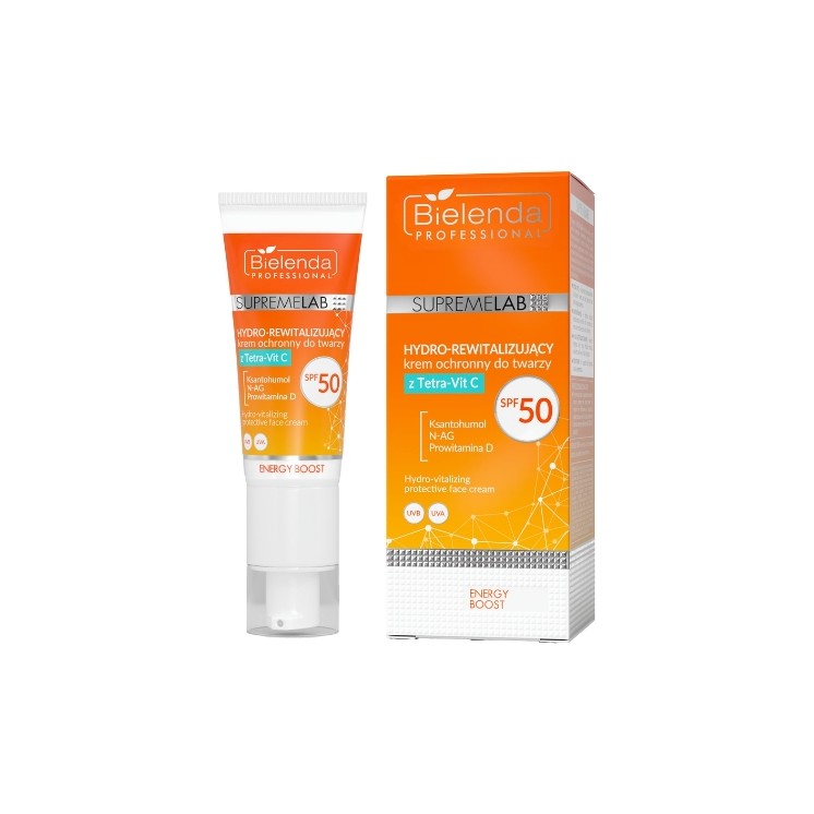 Crème visage protectrice nutri-revitalisante Bielenda Professional Supremelab SPF50 40 ml