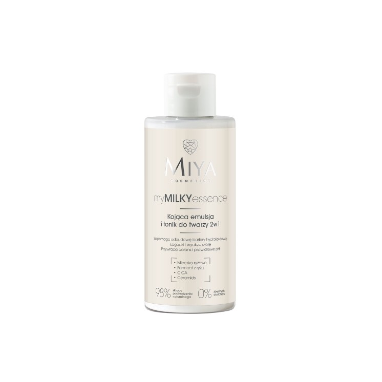 Miya myMILKYessence Émulsion et lotion tonique apaisante 2 en 1 pour le visage 150 ml