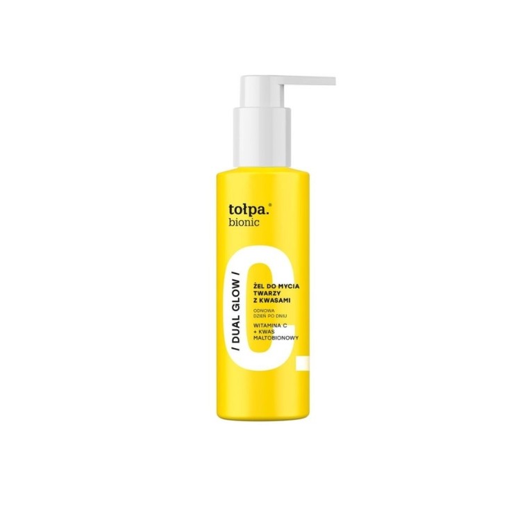 Tołpa Bionic Dual - Glow Acid Gesichtsreinigungsgel 195 ml