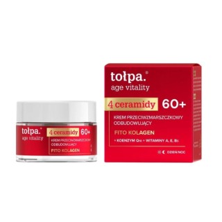 Tołpa Age Vitality 4 Ceramides Anti-Falten Regenerierende Gesichtscreme 60+ 50 ml