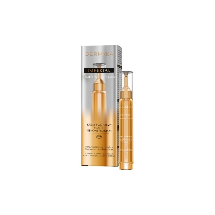 Crème contour des yeux multi-reconstructrice Dermika Imperial 15 ml