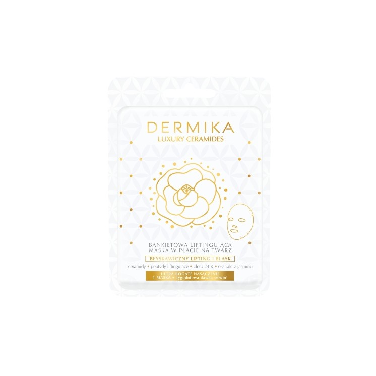 Dermika Luxury Ceramides Banquet Lifting Face Sheet Mask 1 piece