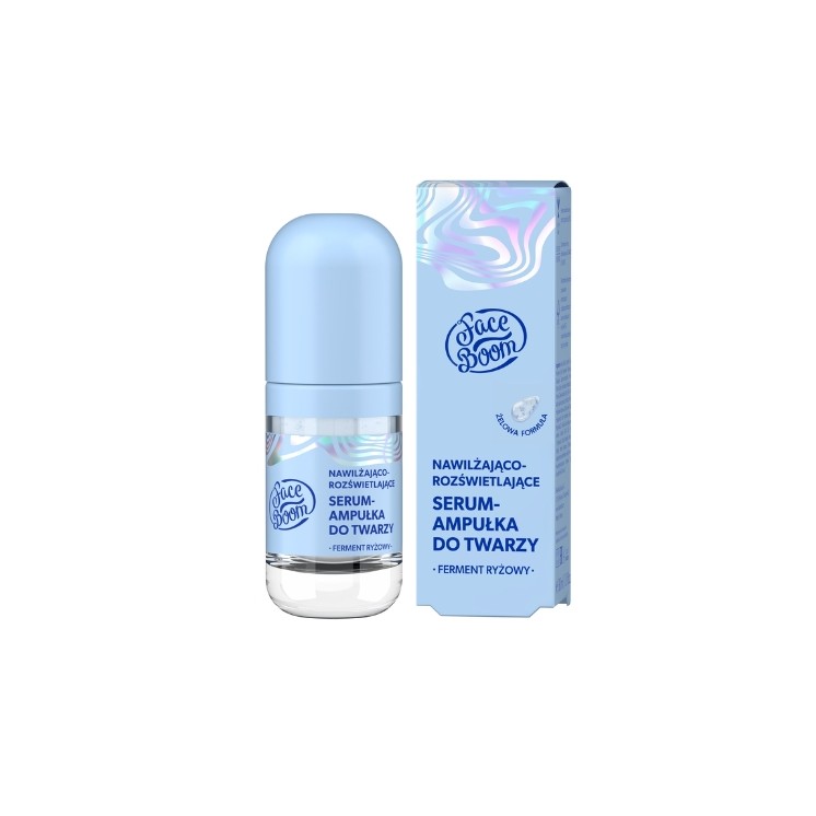 FaceBoom Aura Moisturizing and Brightening Face Serum Ampoule 30 ml