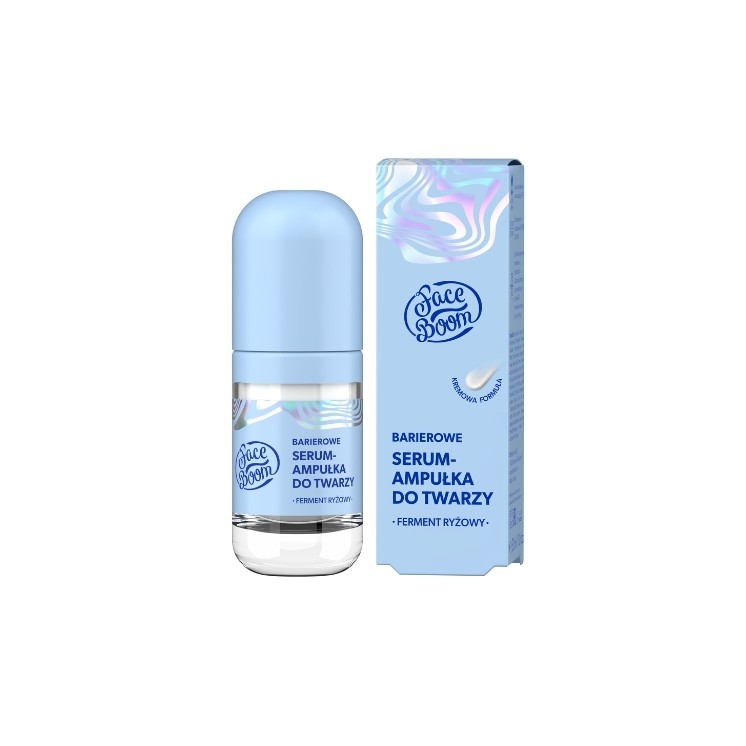 Sérum barrière visage FaceBoom Aura en ampoule de 30 ml