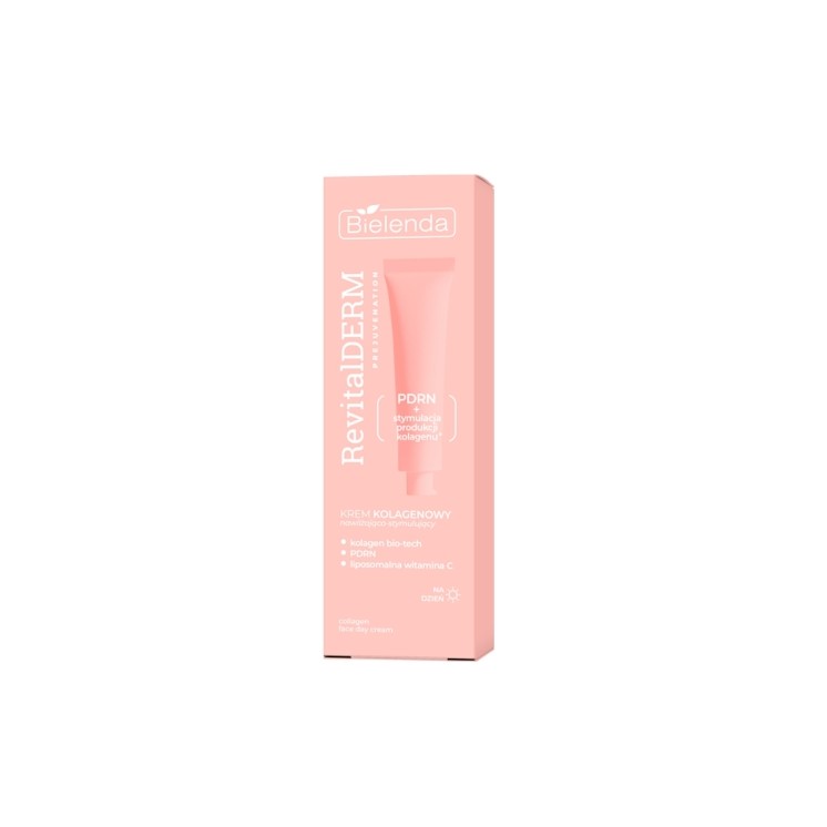 Зволожувальний та стимулюючий денний крем Bielenda RevitalDERM з колагеном 40 мл