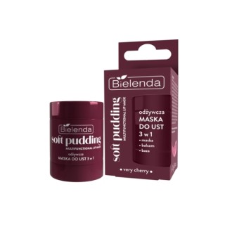 Bielenda Soft Pudding odżywcza Maska do ust 3w1 Very Cherry 12 g