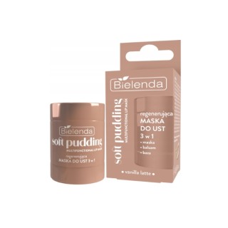 Bielenda Soft Pudding Regenerating Lip Mask 3in1 Vanilla Latte 12g
