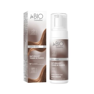 BeBio Cosmetics Natürlicher Schaum-Toner Warmbraun 120 ml