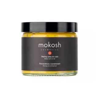 Peeling corporel au sel, orange et cannelle Mokosh 300 g