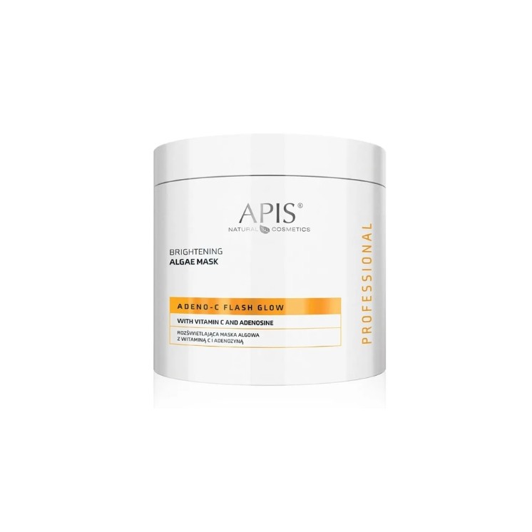 Masque visage illuminateur aux algues Apis Adeno-C Flash Glow et à la vitamine C 200 g