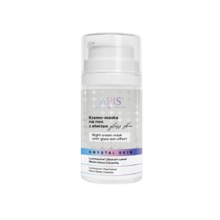 Apis Crystal Skin Nachtcrème-Masker met Glass Skin Effect 50 ml