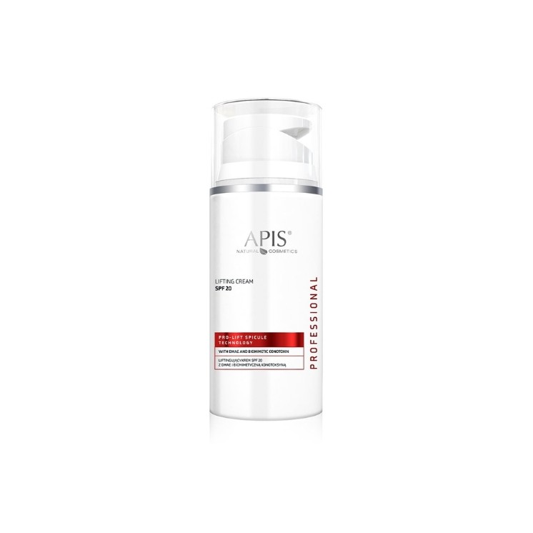 Apis Pro-Lift Spicule Technology Lifting Face Cream SPF20 met DMAE en biomimetische "conotoxine" 100 ml